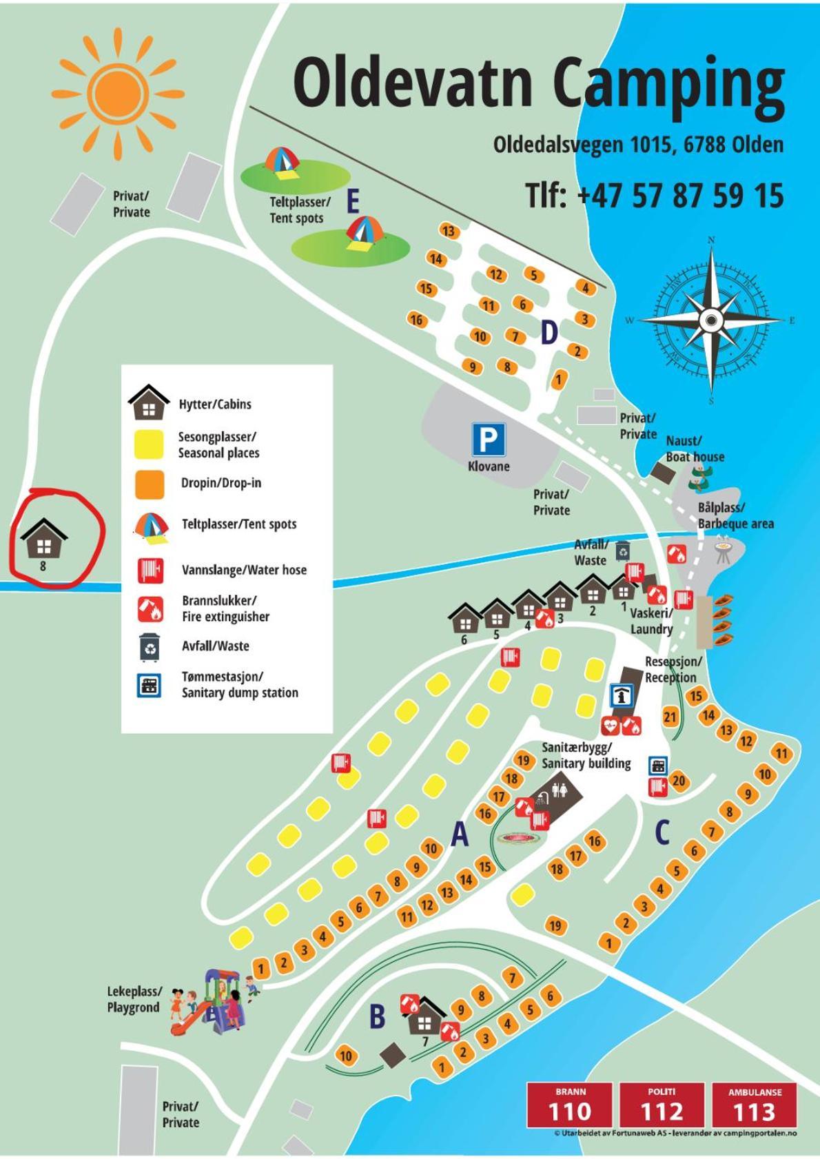 Oldevatn Camping Олден Экстерьер фото